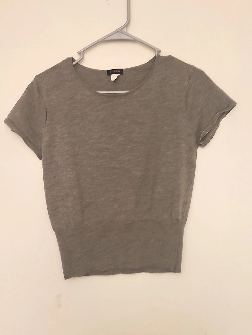 J.Crew Gray Short Sleeve Tee